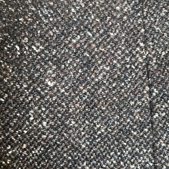 Brown Toned Knitted Pencil Skirt with Pleather detailing - Picture 4 of 6